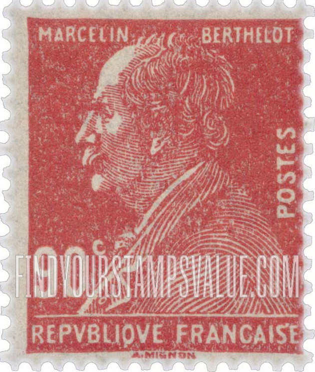 FindYourStampsValue: Marcelin Berthelot (1827-1907), Chemist and Statesman