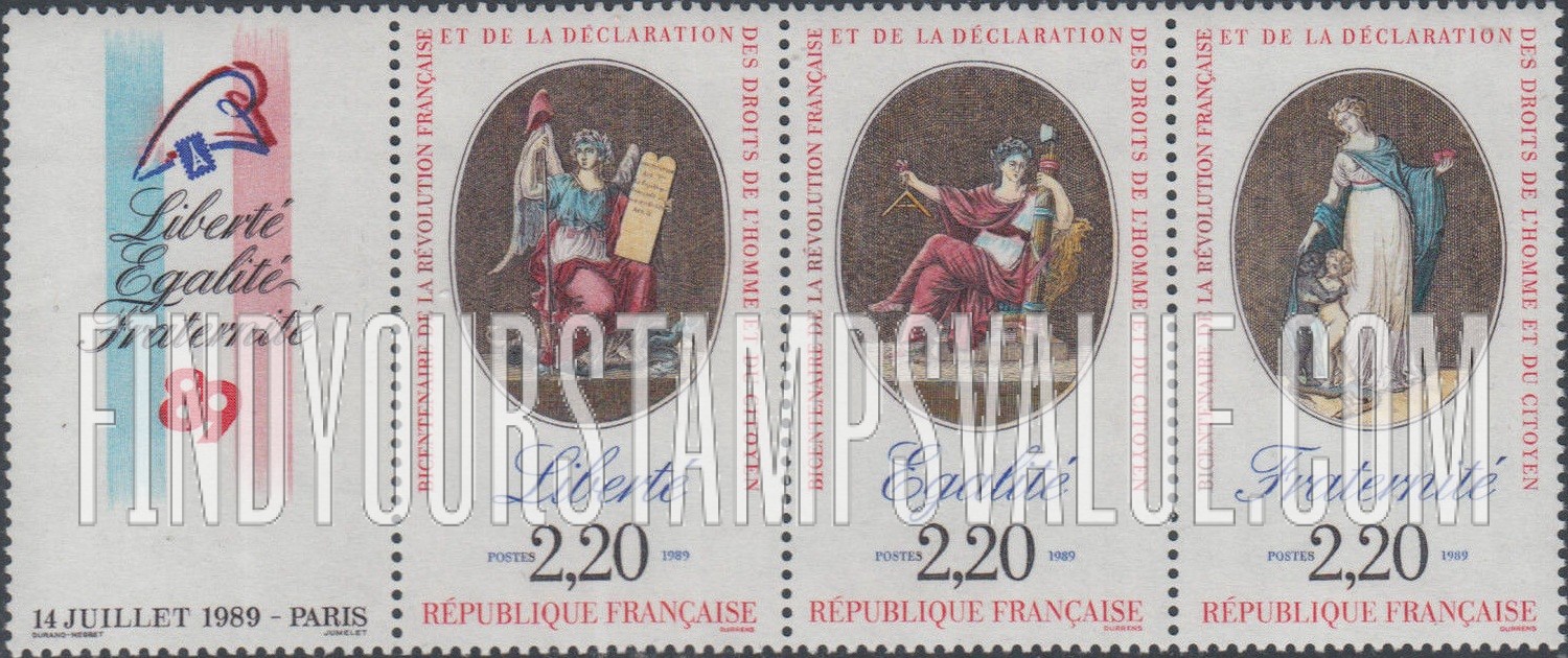 FindYourStampsValue: Bicentenary of the French Revolution