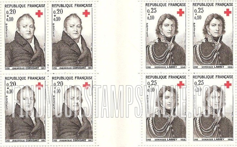 FindYourStampsValue: SEMI-POSTAL - Jean Nicolas Corvisart