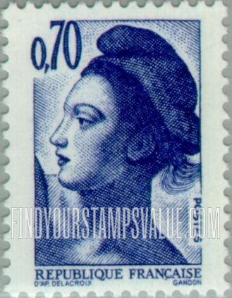 FindYourStampsValue: Liberty, after Delacroix
