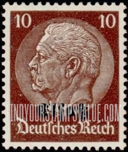 FindYourStampsValue: OCCUPATION - Stamps of Germany 1933-36: Overprinted in Black