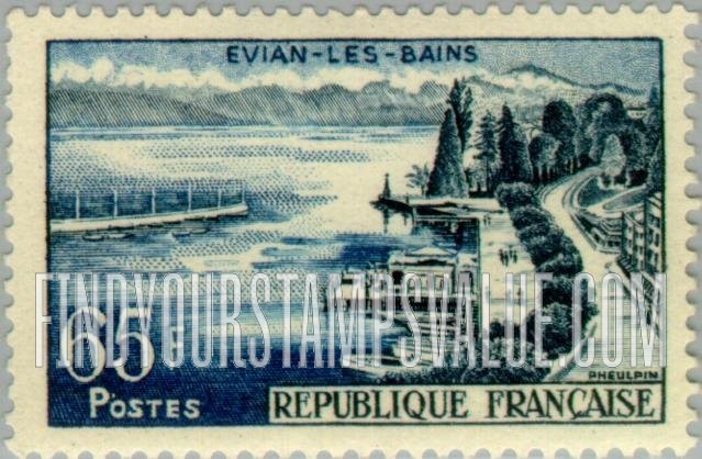 FindYourStampsValue: Evian-les-Bains