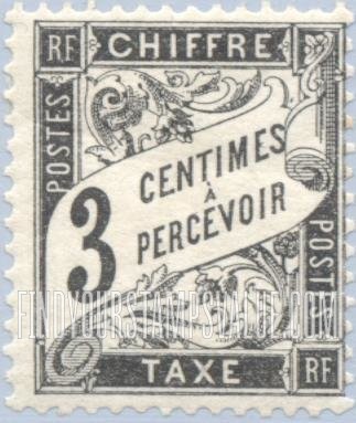 FindYourStampsValue: POSTAGE DUE - Numeral Value