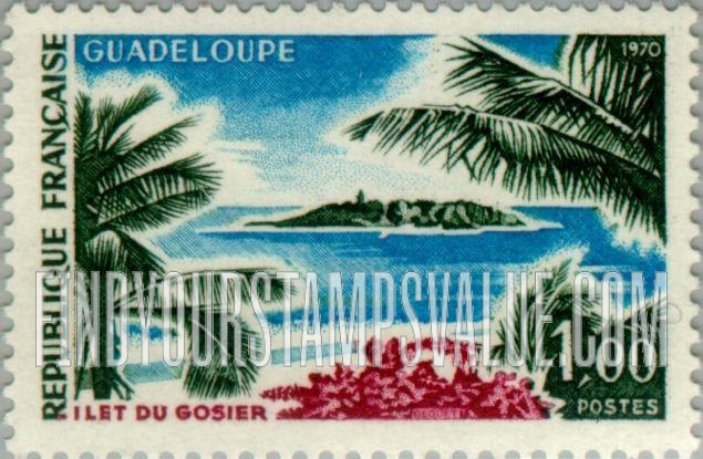 FindYourStampsValue: Gosier Islet, Guadeloupe