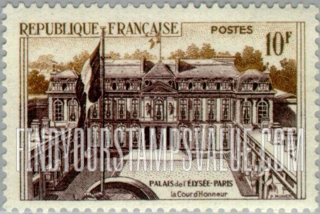 FindYourStampsValue: Elysee Palace