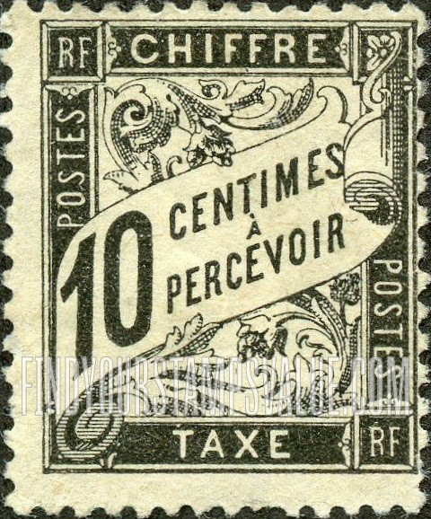FindYourStampsValue: POSTAGE DUE - Numeral Value