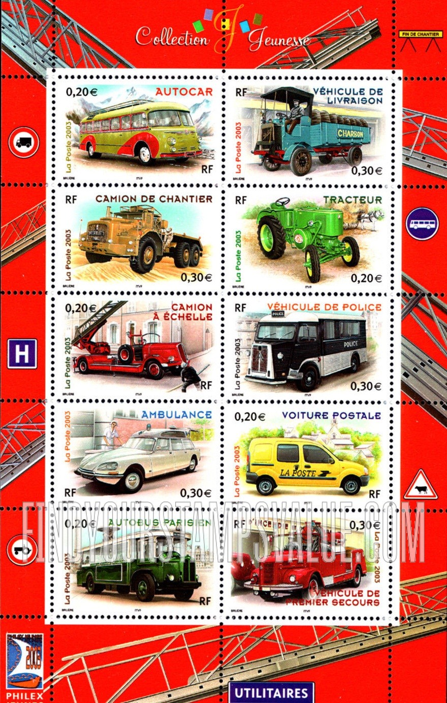 FindYourStampsValue: Motor Vehicles