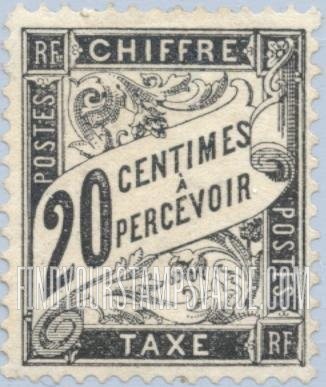 FindYourStampsValue: POSTAGE DUE - Numeral Value