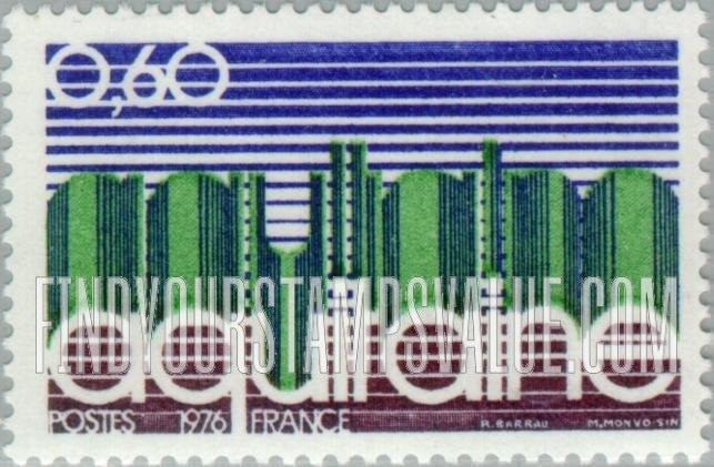 FindYourStampsValue: Regions of France: Aquitaine