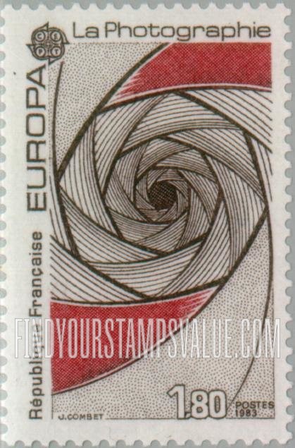 FindYourStampsValue: Europa 1983: Symbolic shutter