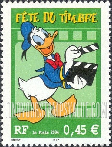 FindYourStampsValue: Stamp Day: Donald Duck