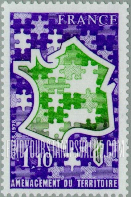 FindYourStampsValue: Stylized Map of France