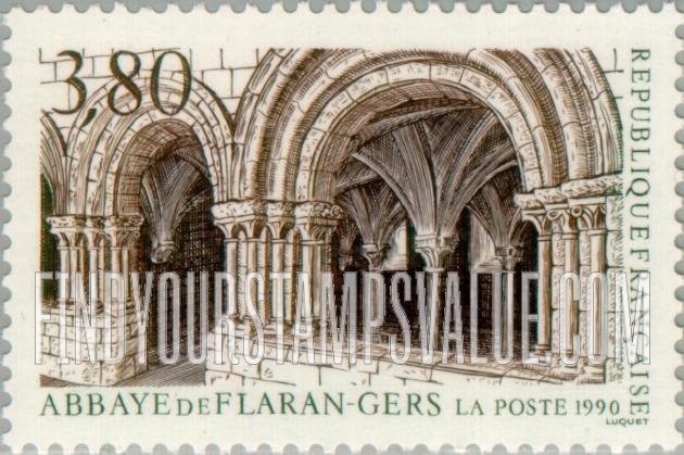 FindYourStampsValue: Tourism Series: Flaran Abbey, Gers