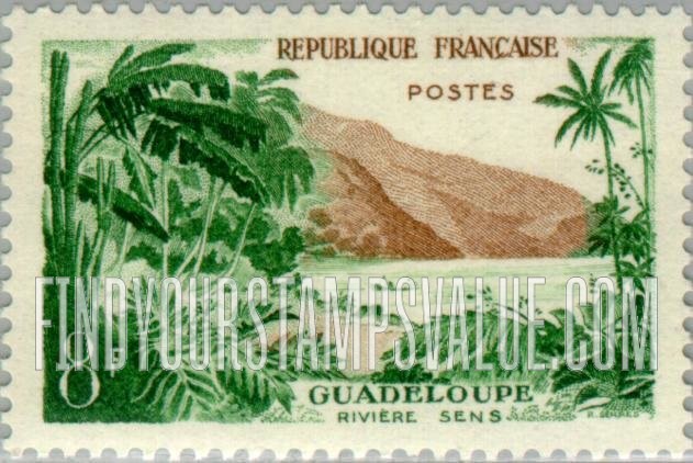 FindYourStampsValue: Sens River, Guadeloupe