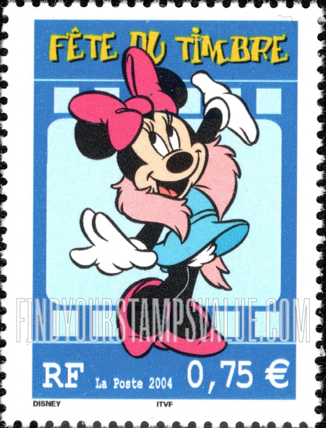 FindYourStampsValue: Stamp Day: Minnie Mouse