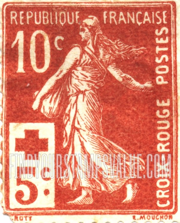 FindYourStampsValue: SEMI-POSTAL - Sower: Surcharged in Red