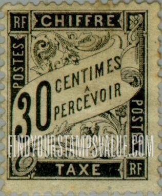 FindYourStampsValue: POSTAGE DUE - Numeral Value