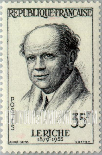 FindYourStampsValue: French Physicians: René Leriche