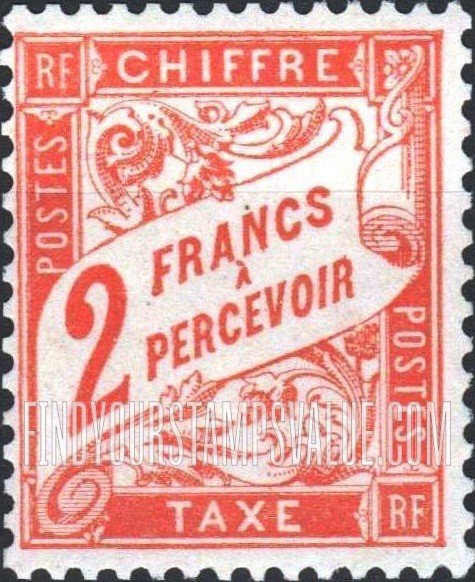 FindYourStampsValue: POSTAGE DUE - Numeral Value