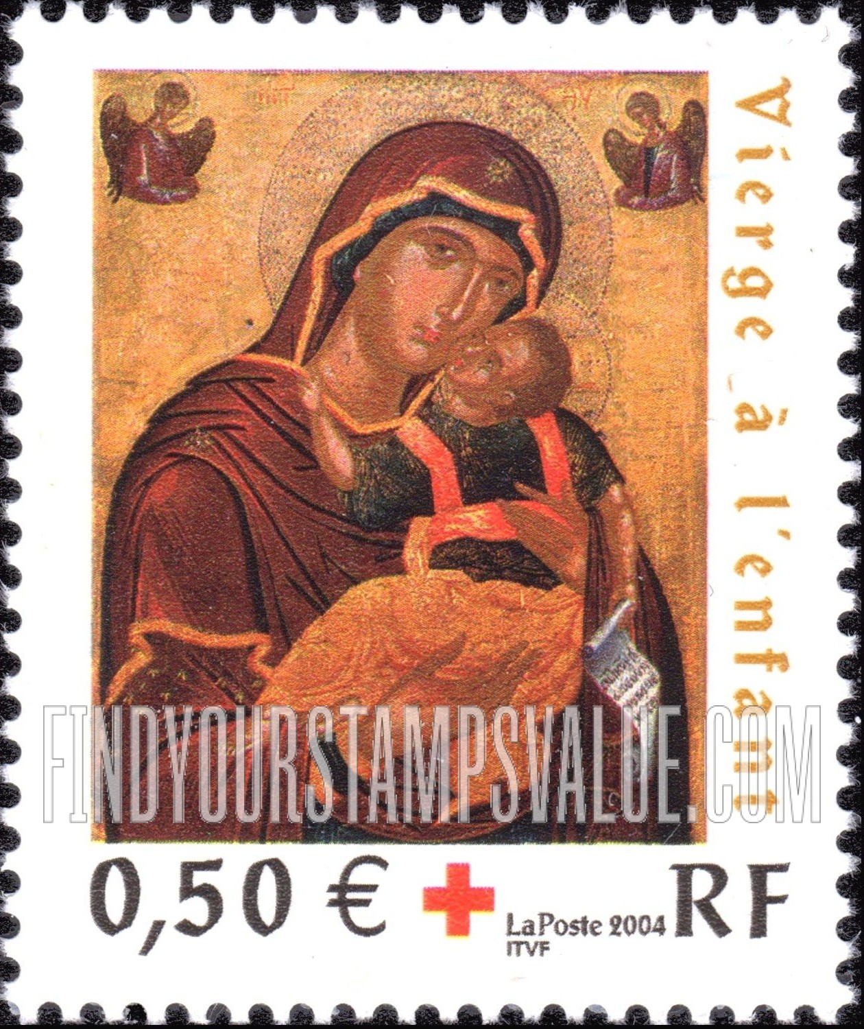 FindYourStampsValue: SEMI-POSTAL - Virgin With Child, Attributed to Cretan School