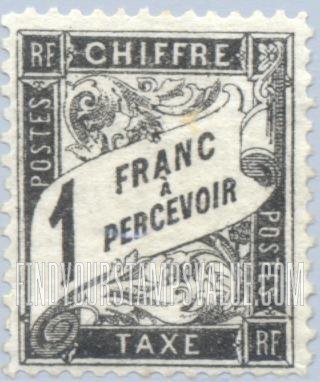 FindYourStampsValue: POSTAGE DUE - Numeral Value