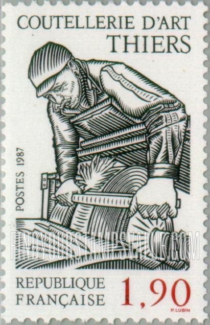 FindYourStampsValue: Cutlery industry, Thiers