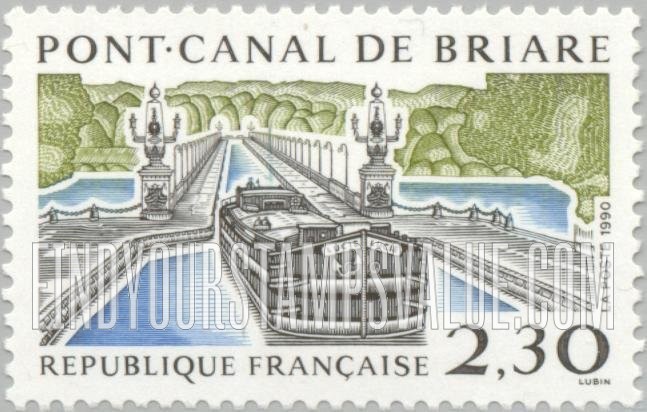 FindYourStampsValue: Tourism Series: Pont Canal de Briare