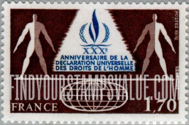 FindYourStampsValue: Human Rights Emblem