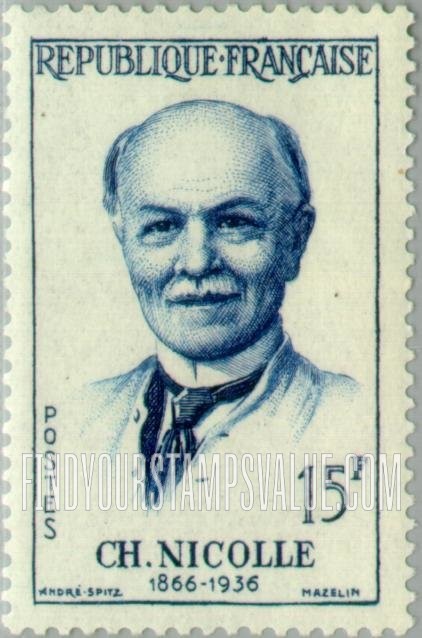 FindYourStampsValue: French Physicians: Charles Nicolle