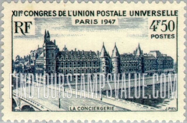 FindYourStampsValue: La Conciergerie, Paris Prison