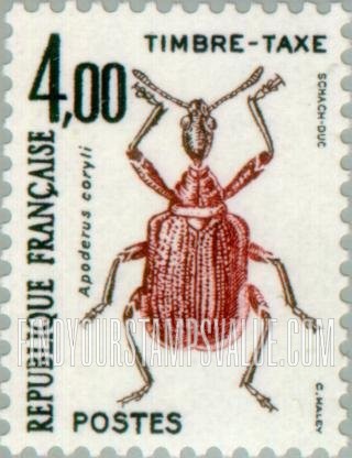 FindYourStampsValue: POSTAGE DUE - Apoderus coryli