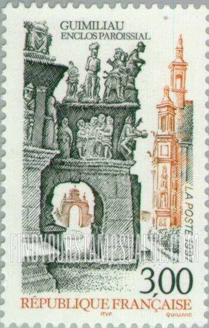 FindYourStampsValue: Tourism Series: Guimiliau Church Close