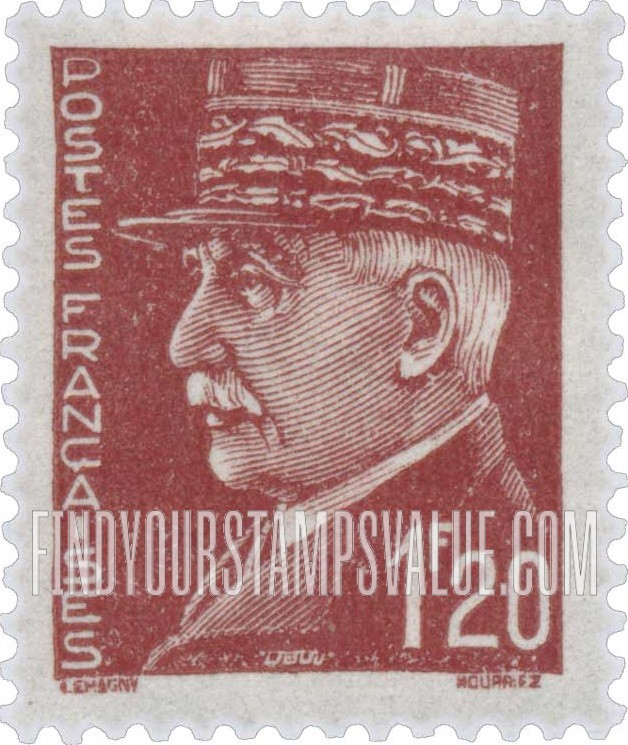 FindYourStampsValue: Marshal Pétain