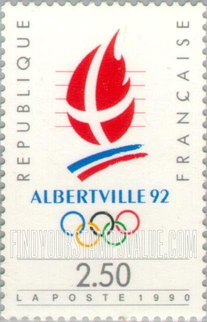 FindYourStampsValue: 1992 Winter Olympics Albertville