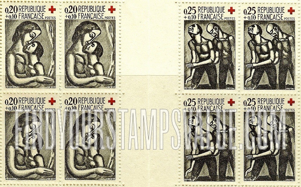 FindYourStampsValue: SEMI-POSTAL - “Love” by Rouault