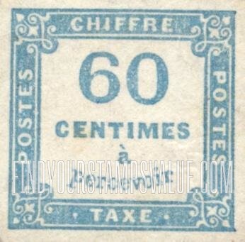 FindYourStampsValue: POSTAGE DUE - Numeral Value