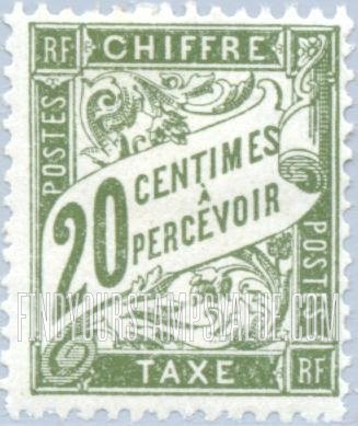 FindYourStampsValue: POSTAGE DUE - Numeral Value