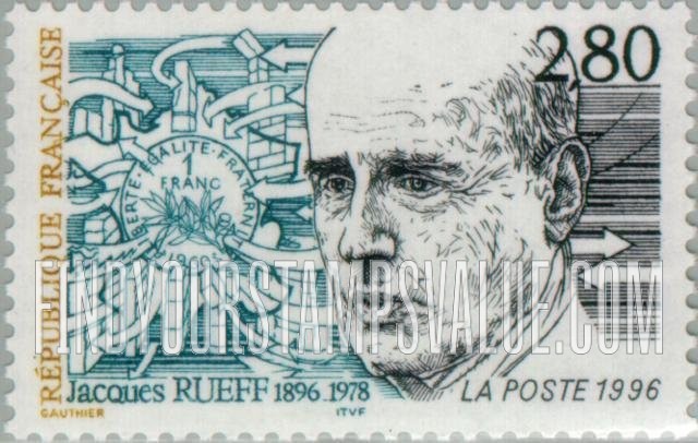FindYourStampsValue: Jacques Rueff (1896-1978), Economist