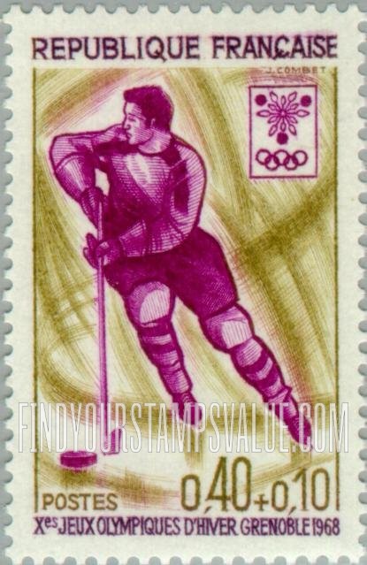 FindYourStampsValue: SEMI-POSTAL - Ice hockey