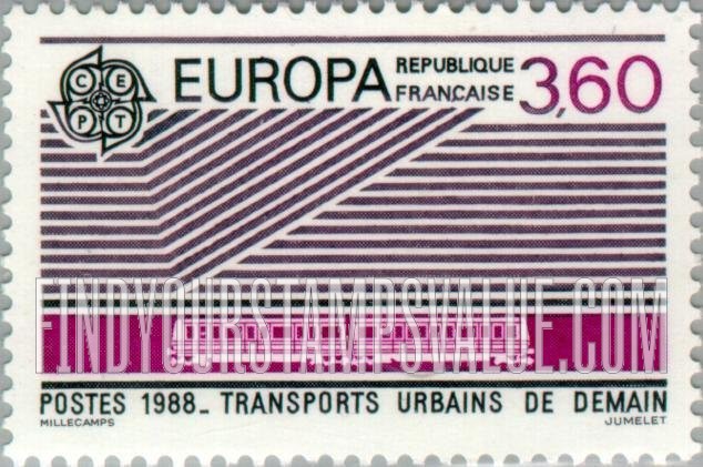FindYourStampsValue: Europa 1988: Rail cars