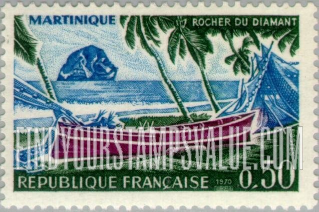 FindYourStampsValue: Diamond Rock, Martinique
