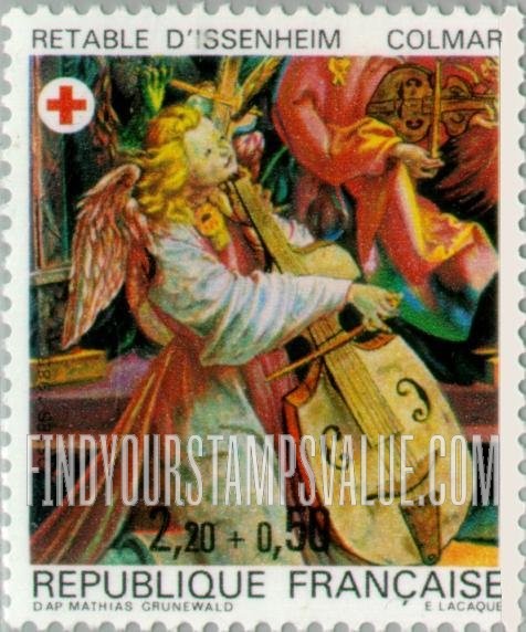 FindYourStampsValue: SEMI-POSTAL - Issenheim Altarpiece retable