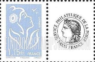 FindYourStampsValue: Marianne Type of 2005