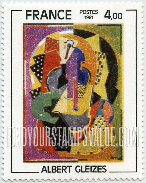 FindYourStampsValue: Abstract, by Albert Gleizes