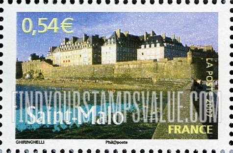FindYourStampsValue: Aspects of Life in the French Regions Type of 2003: Saint-Malo