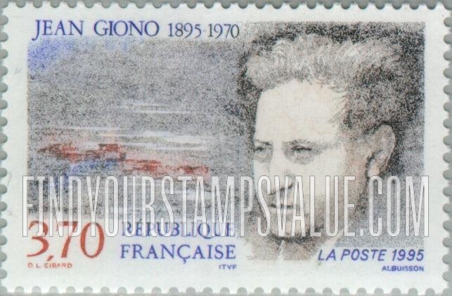 FindYourStampsValue: Jean Giono (1895-1970), Writer