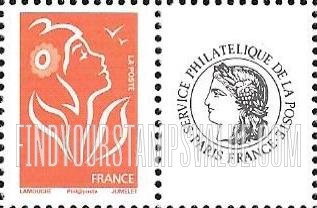FindYourStampsValue: Marianne Type of 2005