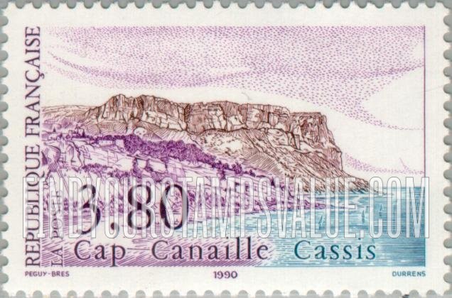 FindYourStampsValue: Tourism Series: Cap Canaille, Cassis