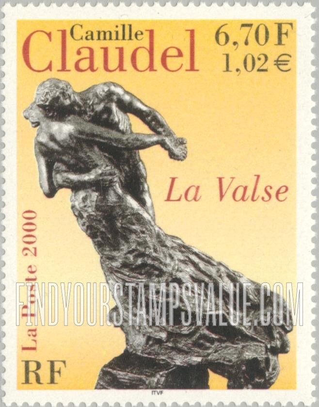 FindYourStampsValue: Art Series: The Waltz, by Camille Claudel