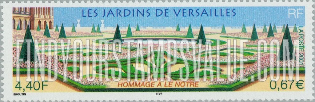FindYourStampsValue: Gardens of Versailles
